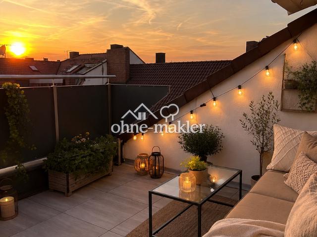 ☀️ Charmante 3,5 Zi Dachgeschosswhg mit Loggia über Nürnberg ☀️