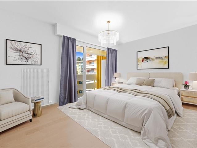 Charmante 3,5 Zimmer Wohnung mit Balkon mit Blick auf den See