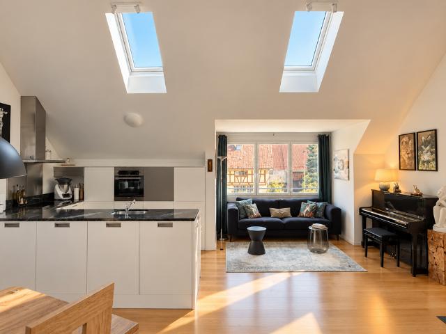 Charmante 3.5 Zimmer Dachwohnung in Langnau am Albis