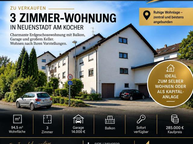 Charmante 3,5 Zimmer Erdgeschosswohnung