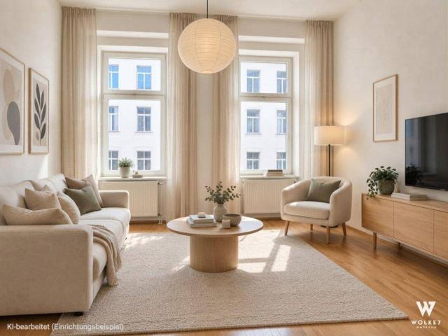 Charmante 3 Zimmer Altbauwohnung urban wohnen & bestens angebunden