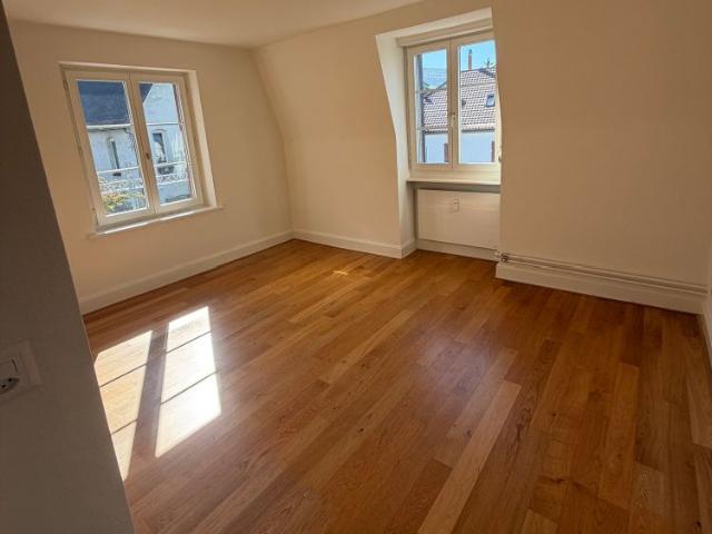 Charmante 3 Zimmer Altbauwohnung in ruhiger Lage von Dornach mit Terrasse zur Mitbenutzung