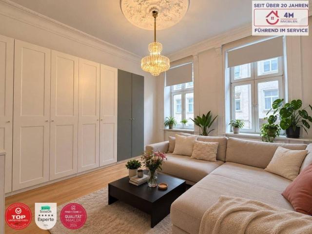 Charmante 3 Zimmer Altbauwohnung mit 30m2 großer Terrasse im 5. Bezirk!