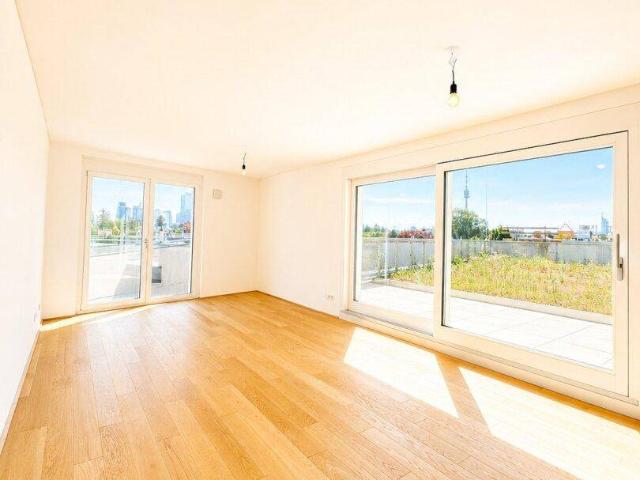 Charmante 3 Zimmer Gartenwohnung mit XXL Balkongarten im Drygalskiweg, Wien