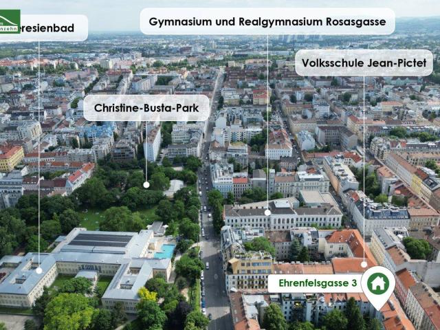 Charmante 3 Zimmer Wohnung in begehrter Lage Ihr neues Zuhause in der Ehrenfelsgasse 3!
