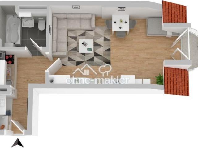 Charmante 1 Zimmer Wohnung im Herzen Münchens – Einzugsbereit