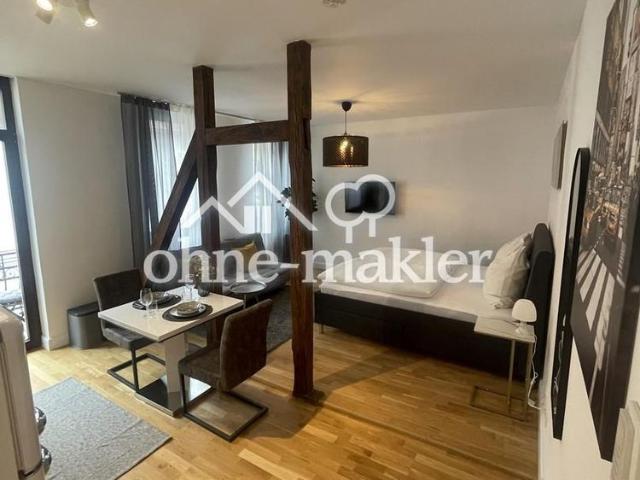 Charmante 1 Zimmer Wohnung mit Balkon & hochwertiger Einbauküche zentral in Weinheim