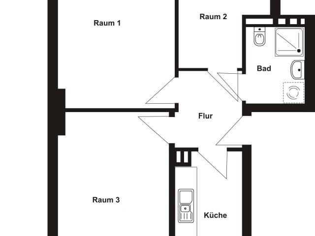 Charmante 2,5 Zimmer Wohnung mit Balkon nähe des Stadtparks