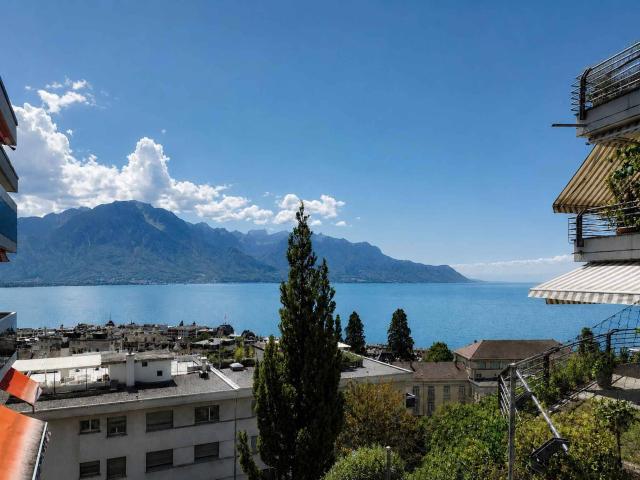 Charmante 2,5 Zimmer Wohnung mit großer Terrasse und Seeblick