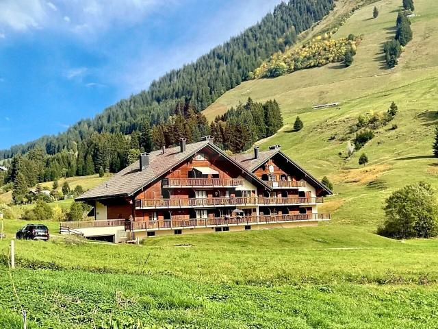 Charmante 2,5 Zimmer Penthouse Wohnung mit außergewöhnlicher Aussicht Les Mosses