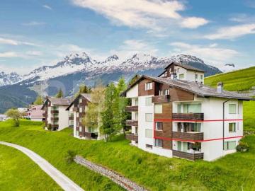 Charmante 2 ½ Zimmerwohnung mit bezaubernder Aussicht