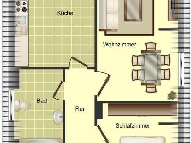 Charmante 2 Zimmer Altbauwohnung in Herford – Abwechslungsreiches Wohnen auf 47 m²