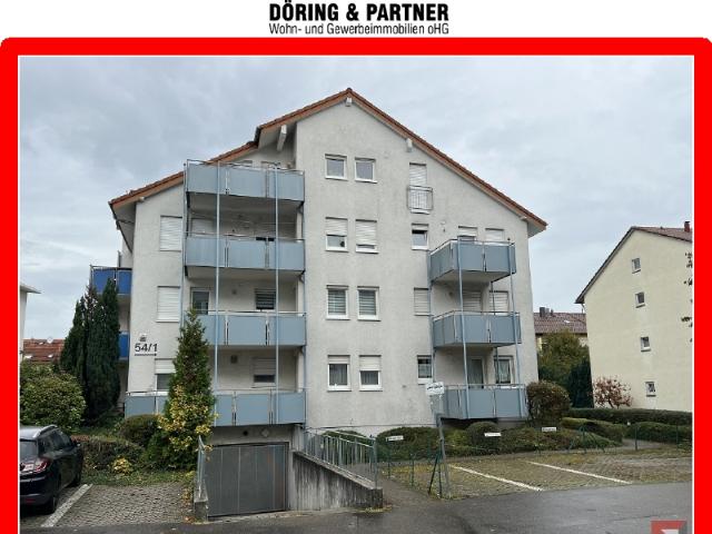 Charmante 2 Zimmer Eigentumswohnung mit zwei Balkonen in attraktiver Lage von Heilbronn