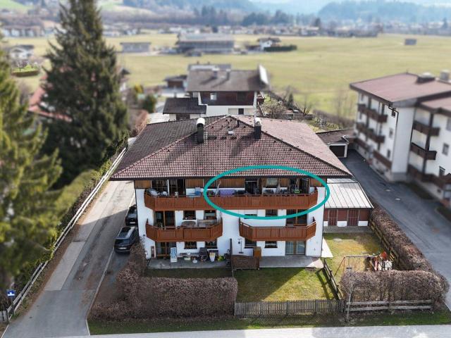 Charmante 2 Zimmer Wohnung in Kössen mit Garage und 2 Balkonen
