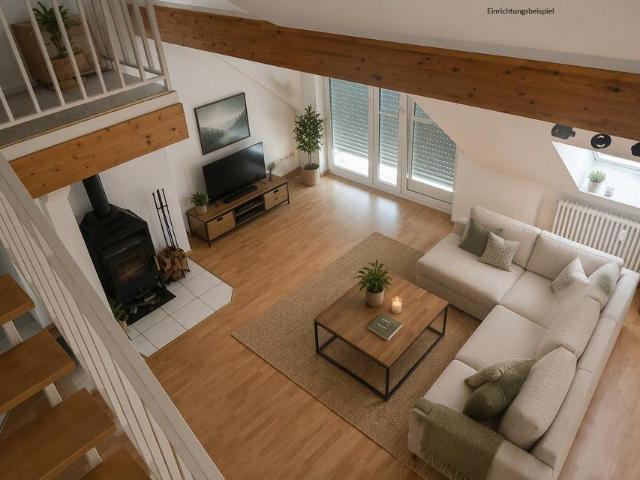 Charmante 4,5 Zi Maisonettewohnung mit Galerie, Balkon und TG