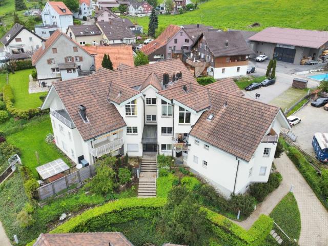 Charmante 4.5 Zimmerwohnung mit Cheminée im Erdgeschoss