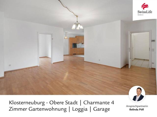 Charmante 4 Zimmer Gartenwohnung | Loggia | Garage | Klosterneuburg Obere Stadt