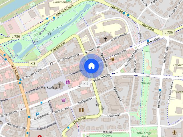 Charmante 4 Zimmer Wohnung mit Altbaucharme und Gäste WC in der Hammer Innenstadt!