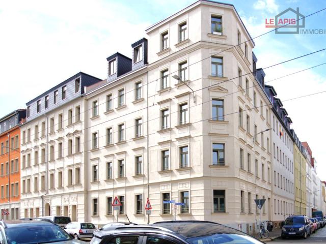 CHARMANTE 4 RWG M. BALKON, PARKETT, G WC, AR, FUBO HZG IM BELIEBTEN STADTTEIL LPZ. PLAGWITZ