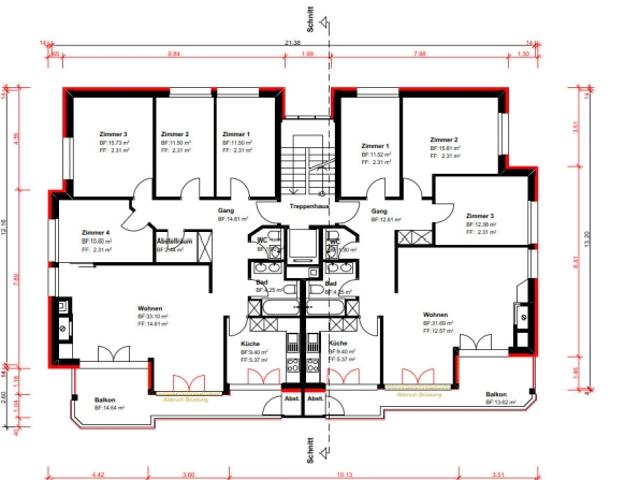 Charmante 5.5 Zimmerwohnung nach Umbau