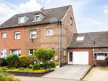 Doppelhaushälfte mit Gartenidylle, Anbau und attraktiven Nutzflächen