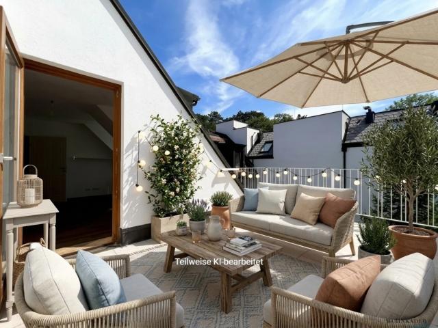 ⭐ Charmante DG Wohnung mit großer Terrasse & Grünblick