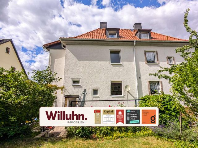 Charmante DHH | Ruhiger Garten, Terrasse und Garage | Vollunterkellert | Gäste WC