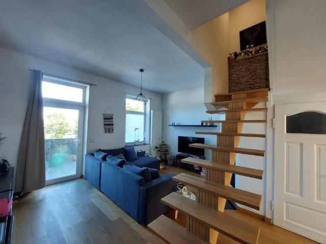 Charmante Duplex Wohnung mit zwei Parkplätzen und Terrasse in zentraler Lage