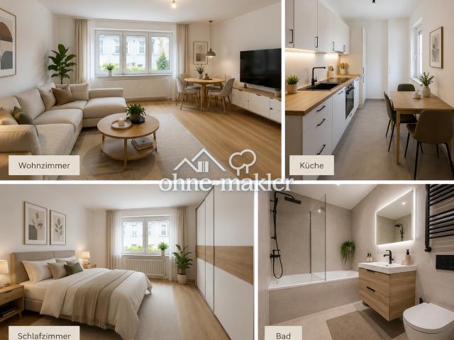 Maisonette Wohnung mit bestem Blick