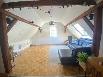 Charmante Fachwerk­wohnung mit Dachterrasse Kapitalanlage