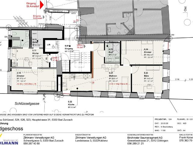 Charmante, moderne 1.5 Zimmerwohnung