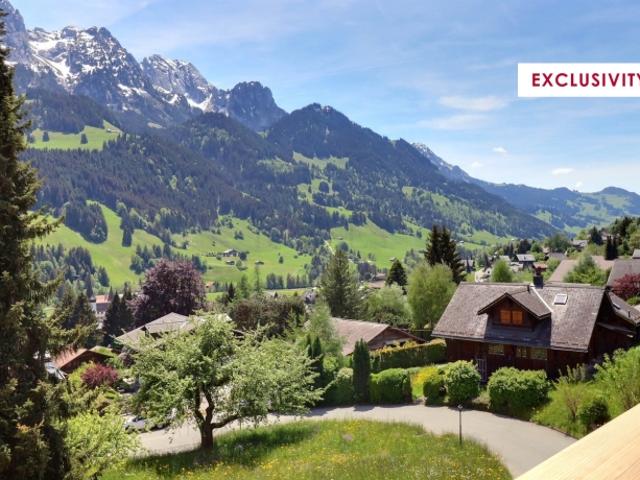 Charmante, moderne Wohnung mit Bergblick