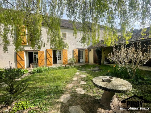 Charmante maison ancienne avec grange et jardin clos Flagy, vallée de l’Orvanne