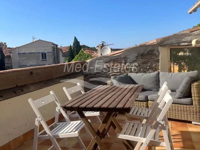 Charmante maison de village avec terrasse sur le toit