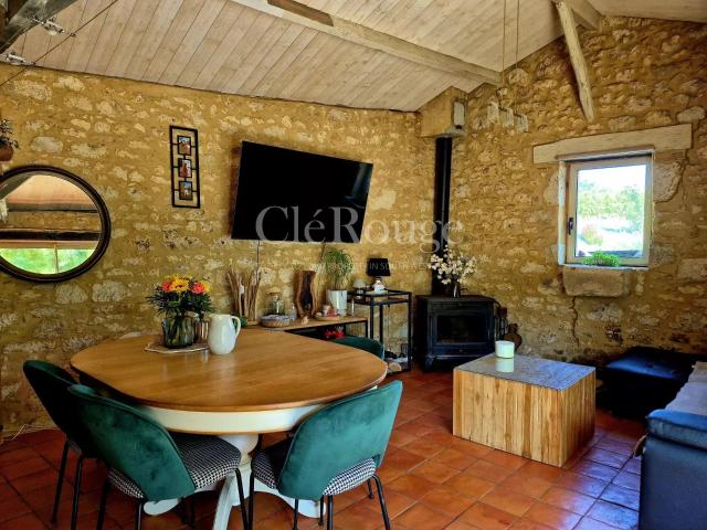 Charmante maison en pierre – à 5 minutes d’Eymet, au cœur de. 53m² Eymet