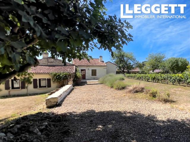 Charmante maison en pierre avec jardin, vignes et beaux espaces extérieurs