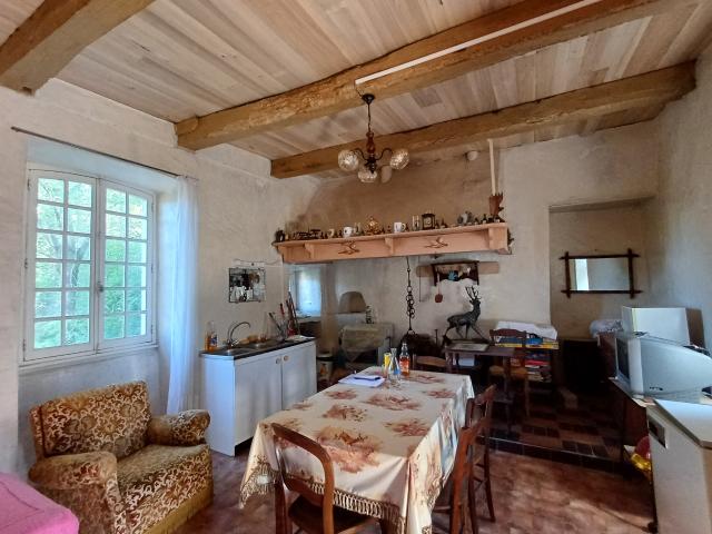 Charmante maison en pierre avec terrain arboré