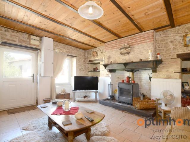 Charmante maison en pierre de 1780 pleine de caractère – Saint Laurent de Céris 16 ❤️