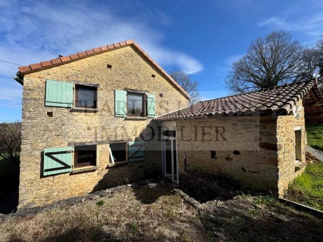 Charmante maison en pierre, grangette sur un plus de 2,5 ha de terrain
