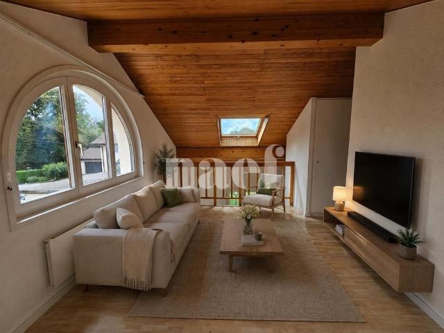 Charmante maison jumelle de 4.5 pièces à Aïre avec jardin et terrasse