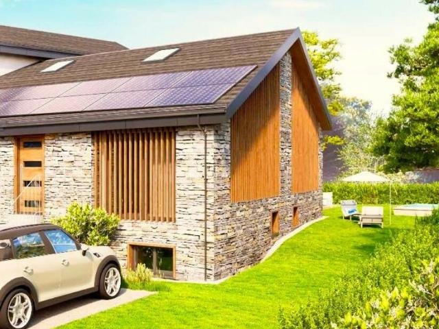 CHARMANTE MAISON VILLAGEOISE NEUVE ET ÉCOLOGIQUE, AVEC JARDIN ET PARKINGS
