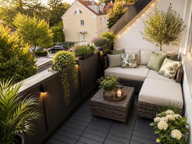 Charmante Maisonette mit Studio, Dachterrasse und späterer Eigennutzungsmöglichkeit