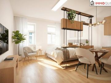 Charmante Stadtwohnung! Frisch sanierte 1 Zimmer Wohnung im 3. Obergeschoss ruhig und zentral gelegen