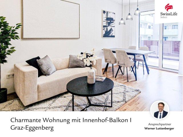 Charmante Wohnung mit Innenhof Balkon in Graz Eggenberg