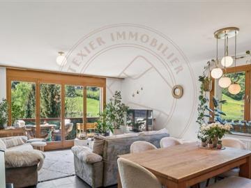 Etagenwohnung kaufen in Val-d'Illiez - Panoramablick