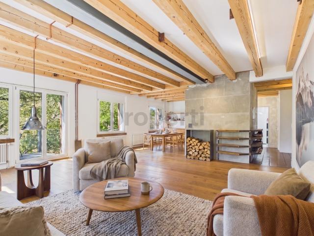 Charmante und naturnahe 4.5 Zi. Wohnung mit einzigartiger Gemeinschaftsanlage, Pool und Zirbenholz Sauna in Arisdorf