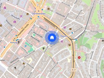 Charmante und renovierte 3 Zimmerwohnung mitten im Herzen von Stuttgart