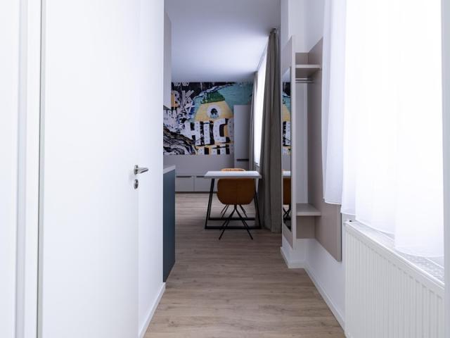Charmante vollmöblierte 1 Zimmer Neubauwohnung im 4. OG WE 85