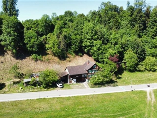 Charmantes Bauernhaus mit Scheune für zwei Pferde an sonniger Lage
