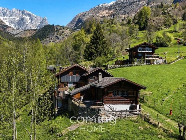 Charmantes Chalet mit Nebengebäude im idyllischen Fieschertal